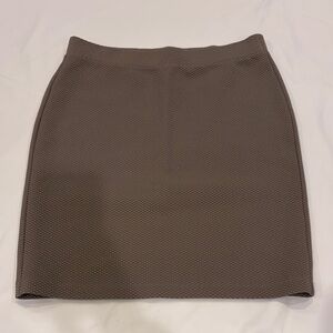LOFT Brown Mini Pencil Skirt for Work